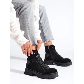 Botas de cuero negro 3