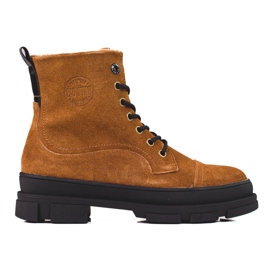 Zapatos mujer piel Big Star KK274524 marrón 1