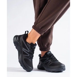 Zapatillas trekking mujer DK Softshell negro 1