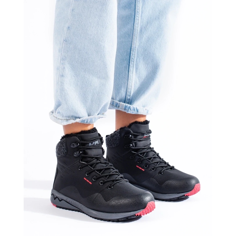 DK Botas altas de trekking de mujer con aislamiento. negro 2