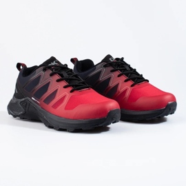 Zapatillas de trekking de hombre DK Softshell rojo negro 4