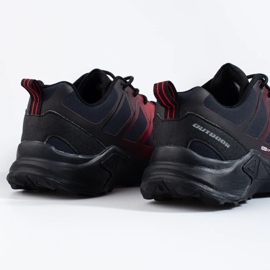Zapatillas de trekking de hombre DK Softshell rojo negro 2
