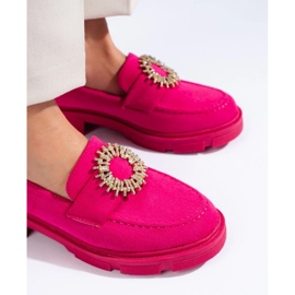 Zapatos mujer ante fucsia rosado 1