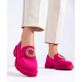 Zapatos mujer ante fucsia rosado 3