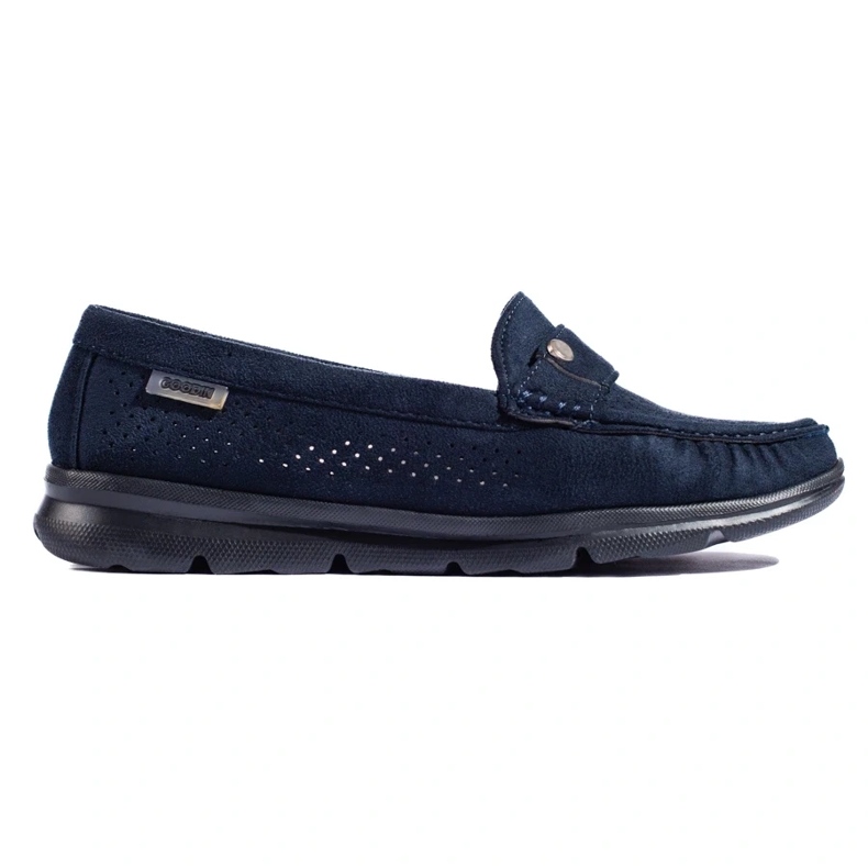 Goodin Mocasines mujer azul marino claro 2