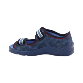 Sandalias Befado 969x129 azul azul marino rojo 2
