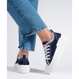 Seastar Deportivas bajas de mujer Shelovet azul marino 4
