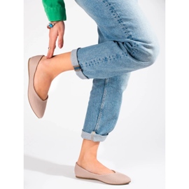 Bailarinas de mujer de textil Vinceza beige 3
