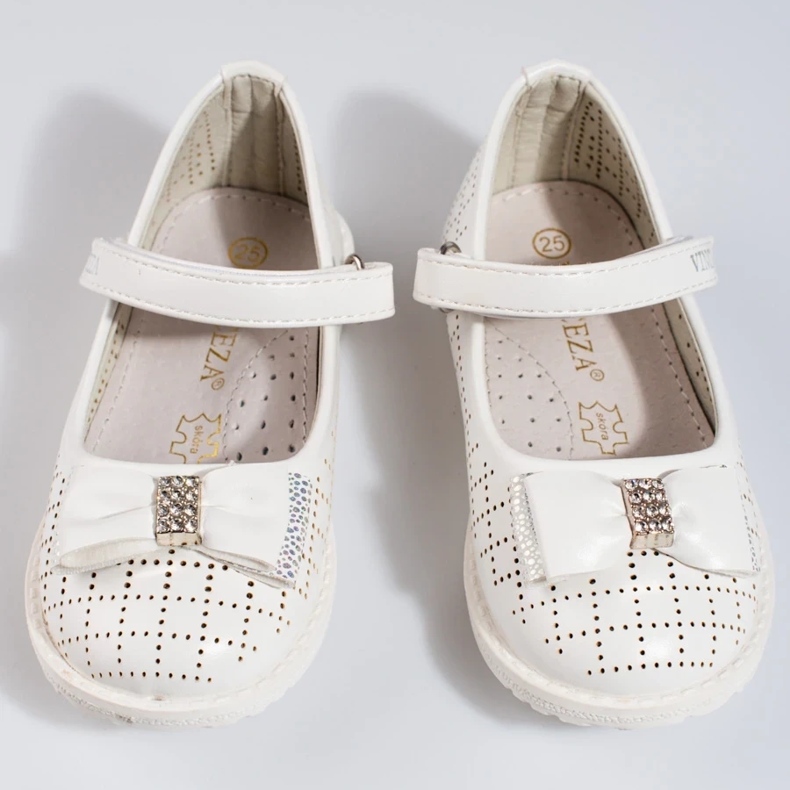 Bailarinas niña caladas Vinceza blanco 2