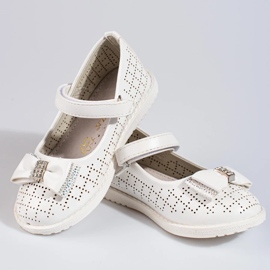 Bailarinas niña caladas Vinceza blanco 4