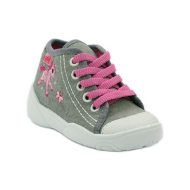 Zapatillas en zapatillas Befado 218P048 konik rosa gris 1