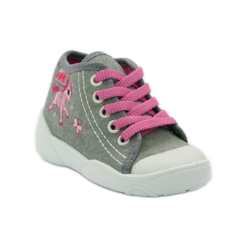 Zapatillas en zapatillas Befado 218P048 konik rosa gris 1