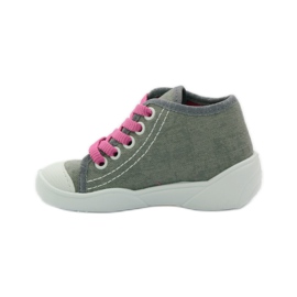 Zapatillas en zapatillas Befado 218P048 konik rosa gris 2