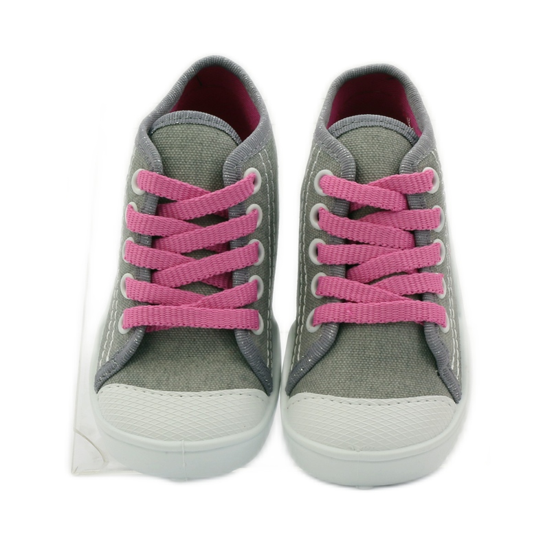 Zapatillas en zapatillas Befado 218P048 konik rosado gris 4