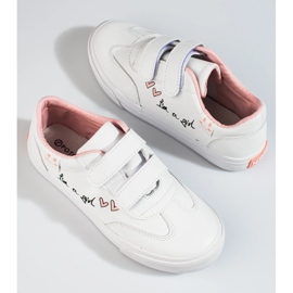 W. Potocki Deportivas con velcros para niña Potocki blanco 3