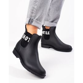 Botas de agua mujer Shelovet negras negro 2