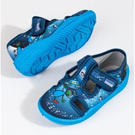 Pantuflas viggami cosmos azul para niño 3