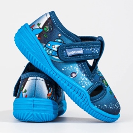 Pantuflas viggami cosmos azul para niño 4