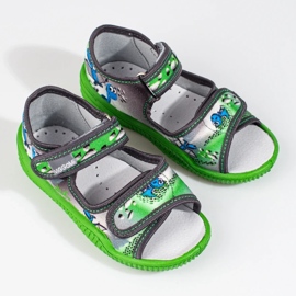 Pantuflas viggami para niño verde 3