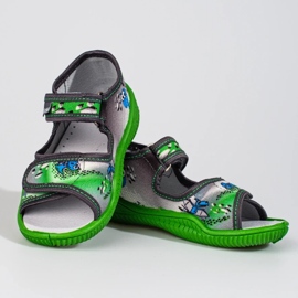 Pantuflas viggami para niño verde 1