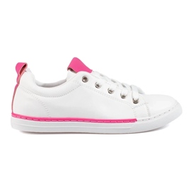 Shelovet zapatillas blancas clásicas de mujer blanco 1
