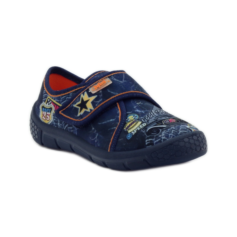 Pantuflas Super Ligeras Fondo Coche Befado azul marino naranja 1