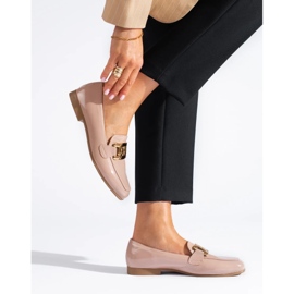 Zapatos de mujer lacados en rosa con cadena Shelovet rosado 4