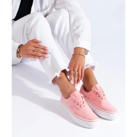 Deportivas rosas mujer Big Star LL274147P rosado 2