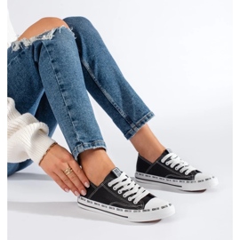 Zapatillas clásicas negras para mujer Big Star FF274023B negro 4
