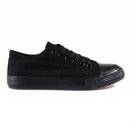 Deportivas clásicas de mujer Shelovet negras negro 3