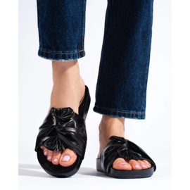 Sandalias planas mujer Shelovet negras negro 2