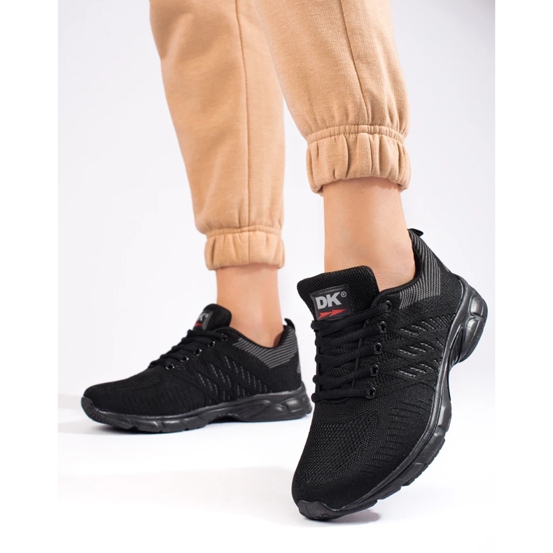 SHELOVET Zapatillas de mujer Dk Black Textil negro 2