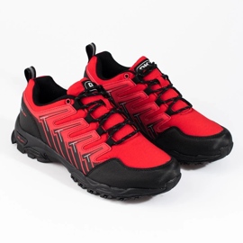 Zapatillas de trekking DK rojas para hombre rojo 3