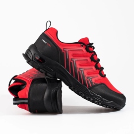 Zapatillas de trekking DK rojas para hombre rojo 4