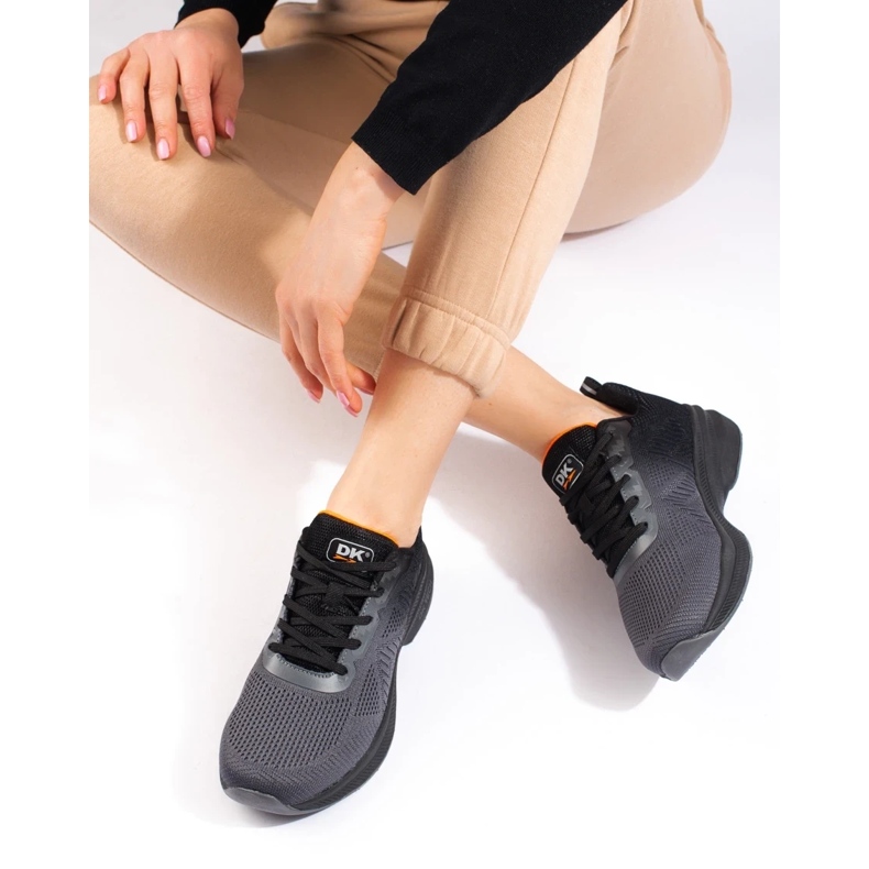 Deportivas de mujer negras y grises de DK negro 2 Deportivas de mujer negras y grises de DK negro 2