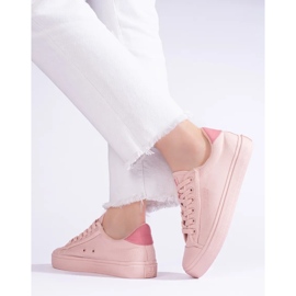 Deportivas rosas mujer Big Star LL274095 rosado 1