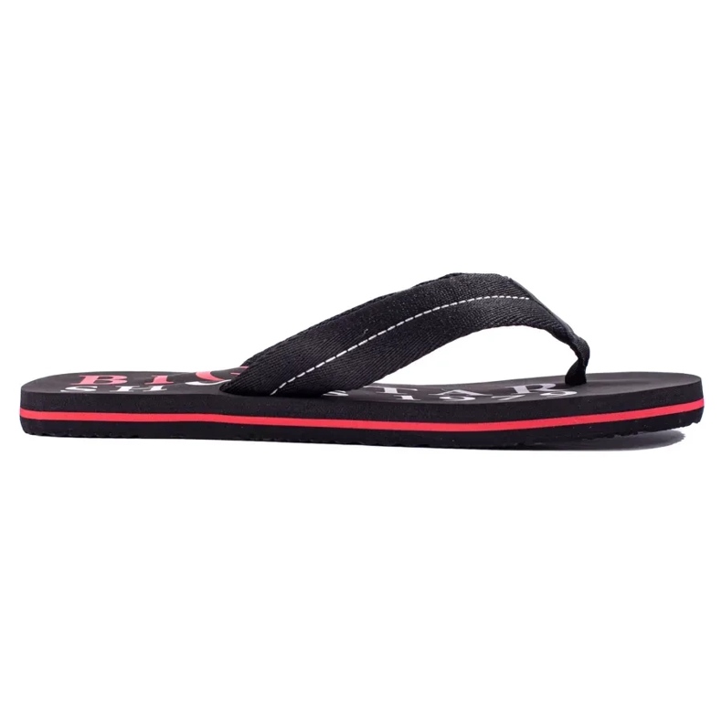 Pantuflas de hombre Big Star negras LL174614 negro 2