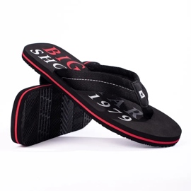 Pantuflas de hombre Big Star negras LL174614 negro 3