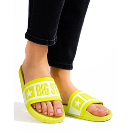 Pantuflas mujer amarillas Big Star ll274742 amarillo 3