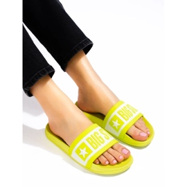 Pantuflas mujer amarillas Big Star ll274742 amarillo 4