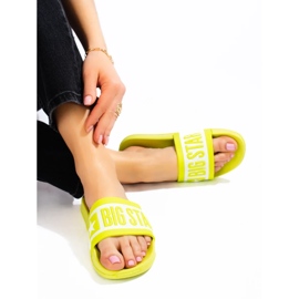 Pantuflas mujer amarillas Big Star ll274742 amarillo 1