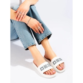 Pantuflas mujer Big Star blanco ff274A199101 4