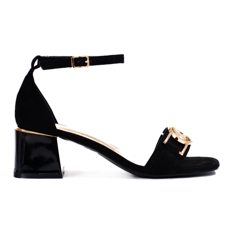Sandalias bloque mujer Shelovet negras negro 1