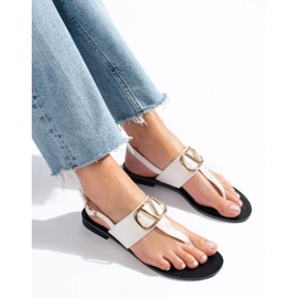 Chanclas de mujer blancas Shelovet blanco 1