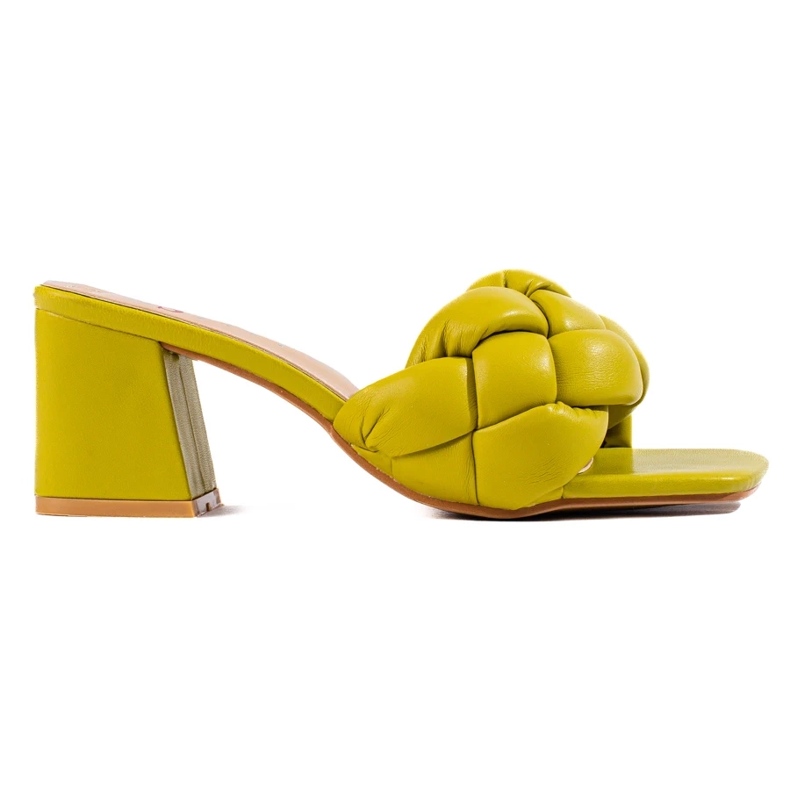 Sandalias mujer tacón Shelovet verde 2 Sandalias mujer tacón Shelovet verde 2