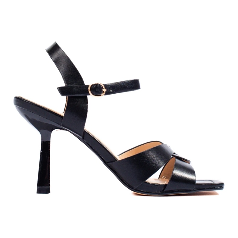 Sandalias bloque negras Shelovet negro 1