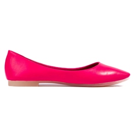 Bailarinas de mujer de color rosa fabricadas en ecopiel Shelovet rosado 3