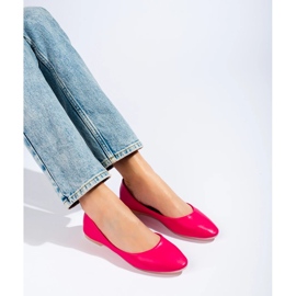 Bailarinas de mujer de color rosa fabricadas en ecopiel Shelovet rosado 4