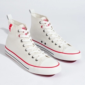 Zapatillas altas de hombre Big Star blancas blanco 3