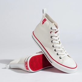 Zapatillas altas de hombre Big Star blancas blanco 2
